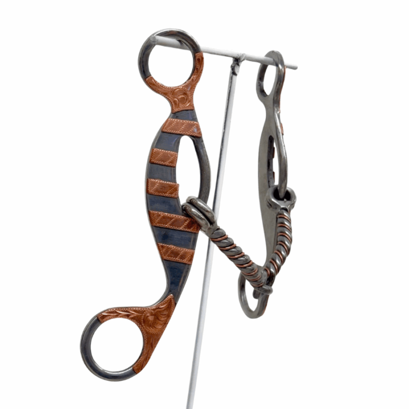 Twisted Copper Gag Snaffle Bit - Image 2