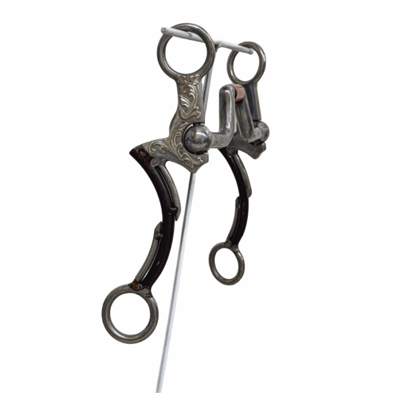 Floral 7 Shank Hinged Port Bit
